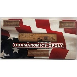 Rare Obamanomics-Opoly Monopoly type board game COMPLETE
